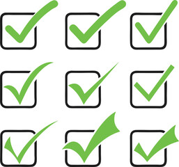 Green tick collection