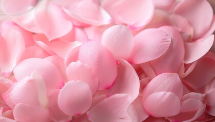 Obraz premium closeup of delicate pink flower petals with soft textures creating an ethereal atmosphere