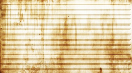 Aged Paper Texture with Horizontal Stripes: Vintage Background Design Element