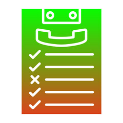 Obraz premium List Icon