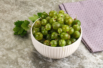Ripe sweeet and juicy gooseberry