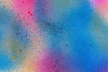 カラフルなスプレー塗料で塗った背景	