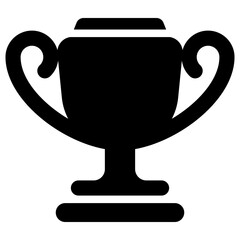 Trophy icon. Winner cup icon