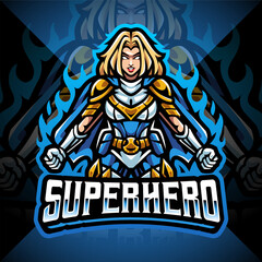 superhero women mascot logo vector file free download, eagles. Knights on horseback, warriors with swords, Spartans, wild animals. Vector illustration