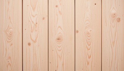 Fototapeta premium Light Peach Wood Texture Smooth Planks, Subtle Knots - High-Resolution Background Image