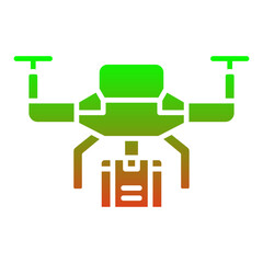 Drone delivery Icon