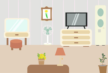 Modern Room Cool & Functional Design