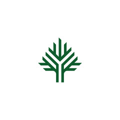 Tree logo illustration
