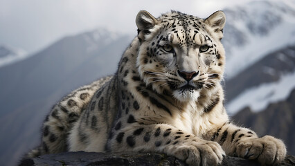 Elusive-Snow-Leopard-in-Icy-Wilderness