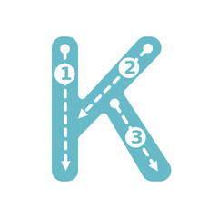 Colourful Tracing Alphabets for Kids Worksheets