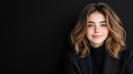 Young woman with a stylish bob