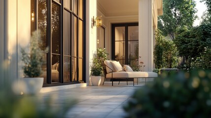 Luxury residence with beauty patio