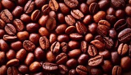 Fototapeta premium aromatic roasted coffee beans textured background