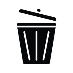 correct disposal black icon