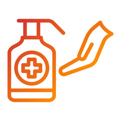 Vector Design Hand Sanitizer Icon Style