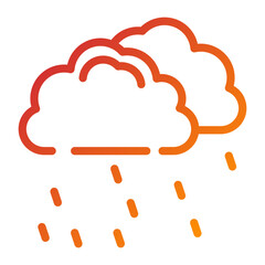 Vector Design Raining Icon Style
