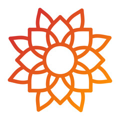 Vector Design Flowers Icon Style