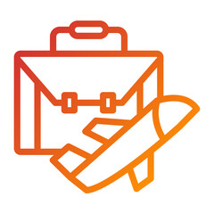 Vector Design Business Trip Icon Style