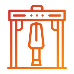 Vector Design Metal Detector Icon Style