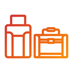 Vector Design Luggage Icon Style