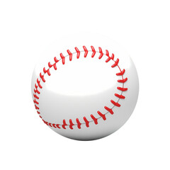 3D Render baseball sports Illustration with transparant background