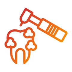Dental Cleaning Icon Style