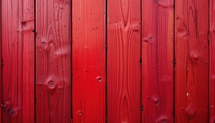 Vibrant Red Wood Texture Playful Grain Patterns and Bold Color