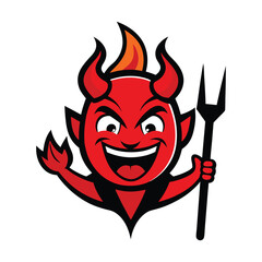 devil and demon Mascot logo