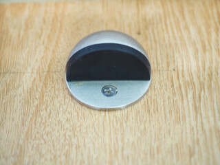 Stainless steel magnetic door stopper, suction type door stopper. 