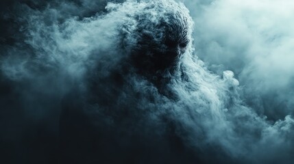 Foggy Creature in Dark Night