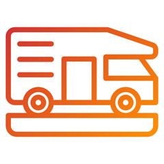 Camper Van Icon Style