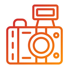 Photo Camera Icon Style