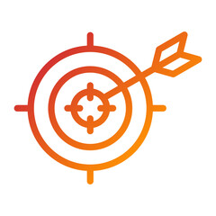 Fototapeta premium Target Icon Style