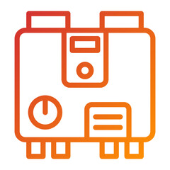 Water Boiler Icon Style