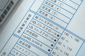 健康診断（脂質代謝検査）