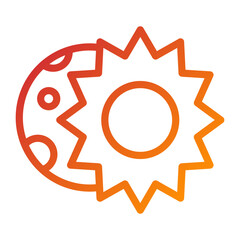Lunar Eclipse Icon Style