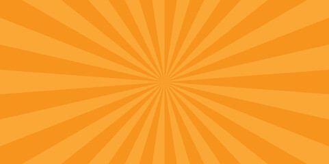 orange and red retro with sunburst pattern colorful design. Vintage sunrays illustration swirl grunge backdrop line. sun beam vector banner design and comic burst gradient concept pattern.