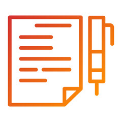 Obraz premium Oil Document Icon Style