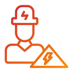 Electrician Service Icon Style