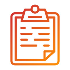 Obraz premium Clipboard Icon Style