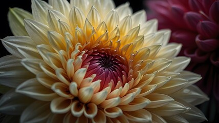 Dahlia Flower in Detail