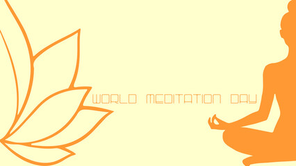Illustration for World Meditation Day