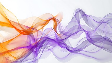 colorful abstract futuristic smoky  wave background image wallpaper generative AI