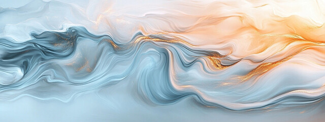 Tekstura białego marmuru z błękitnym odcieniem, tło dla projektu generative ai 