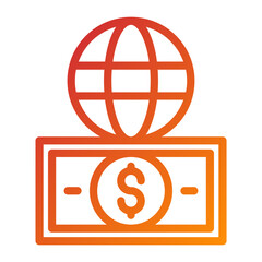 Economic Diplomacy Icon Style