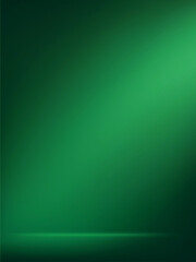 Vibrant green studio background design.