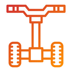 Police Segway Icon Style