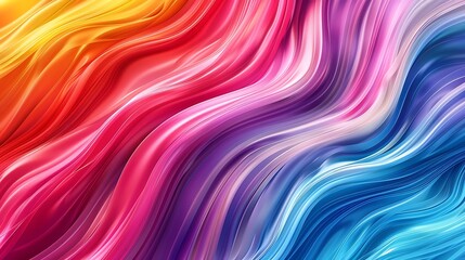 Obraz premium colorful abstract futuristic smoky wave background image wallpaper generative AI