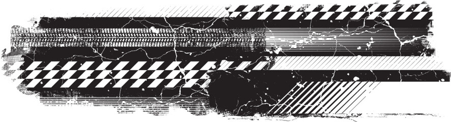 Grunge textured banner with rough edges. Halftone dots texture. Overlay grunge texture . Simply place texture over any object to create grunge effect . Banner with scratched surface for your design. 