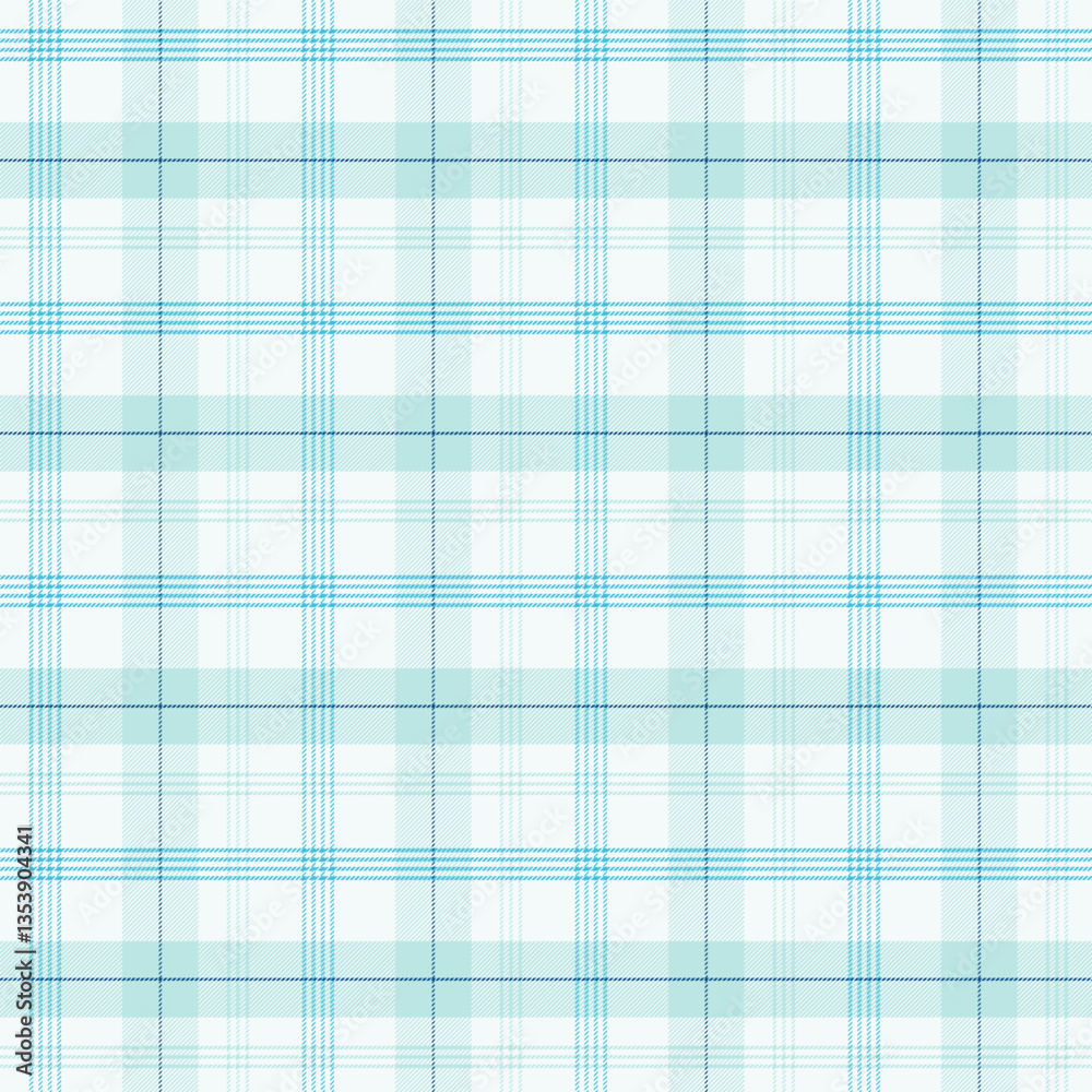 Canvas Prints plaid repeat pattern in light blue.gingham checkered tartan seamless pattern.geometric graphic vecto